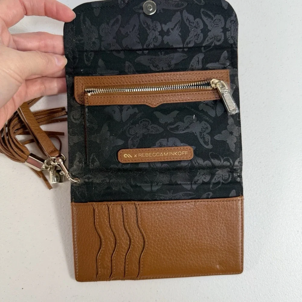 Rebecca Minkoff Universal Wristlet‎ Wallet Genuine Leather ID Credit Card Holder